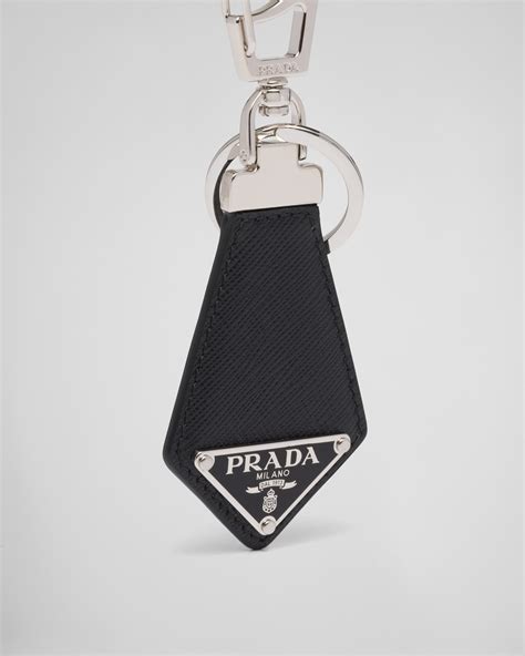 prada leather key|prada keychains.